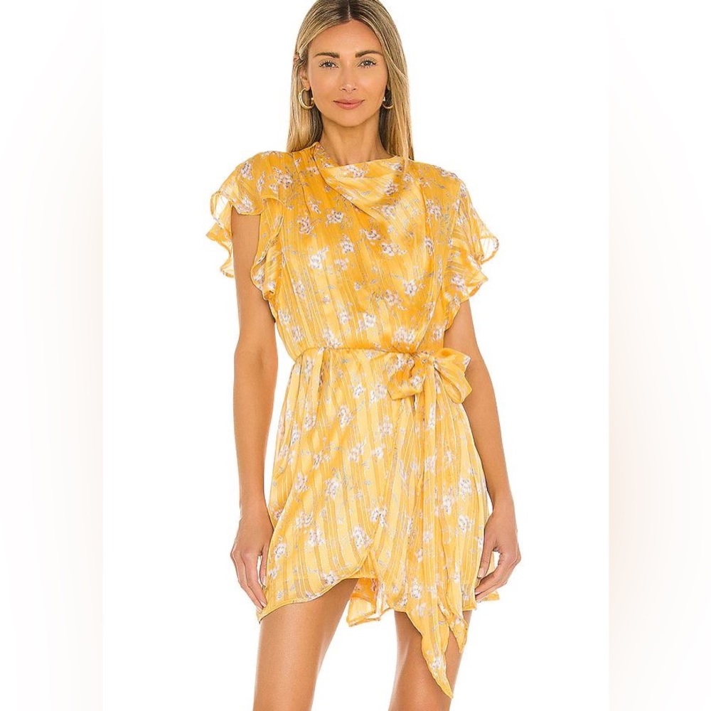 Emmanuelle Dress by Sabina Musayev Yellow Print